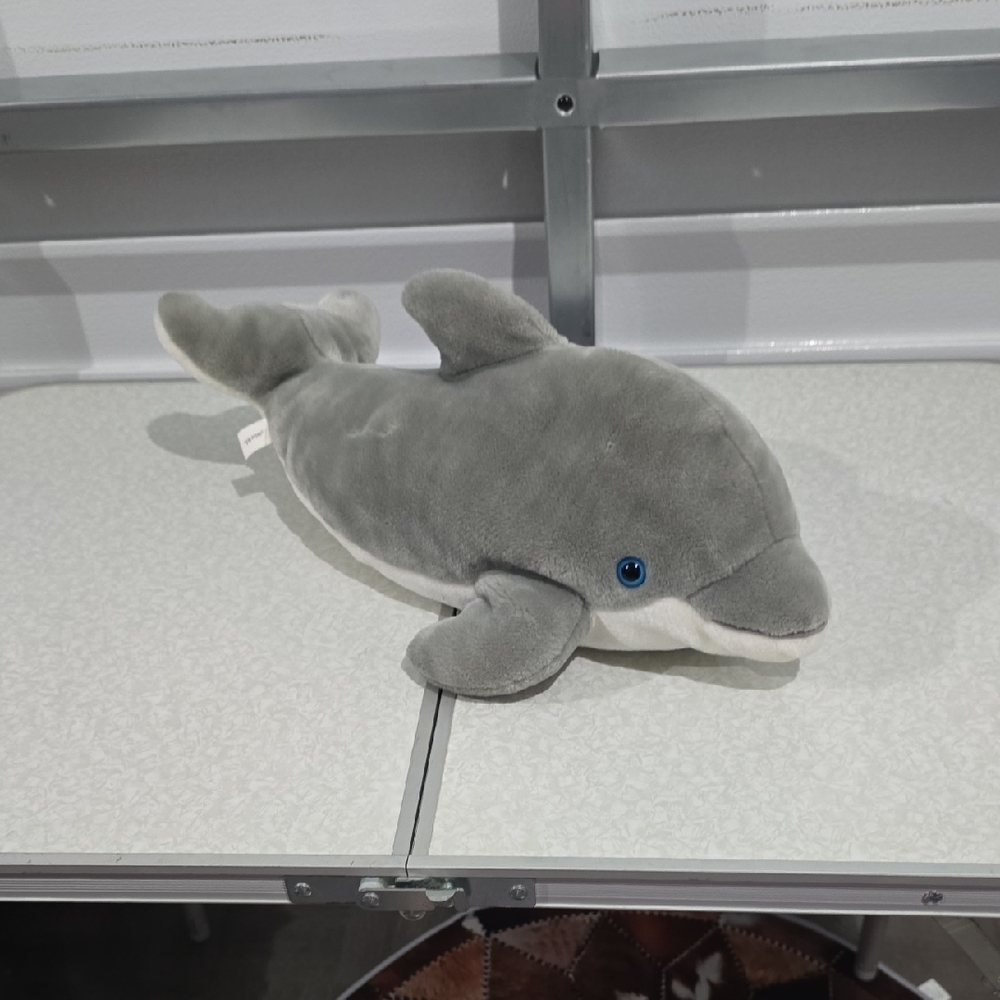 Gray‎ Stuffed Dolphin Toy
